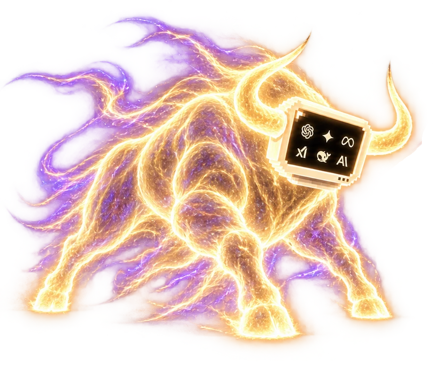 agency/acc as a glowing bull